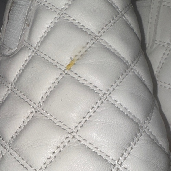 Tory Burch White Quilted Slip-On Loafers main image 5